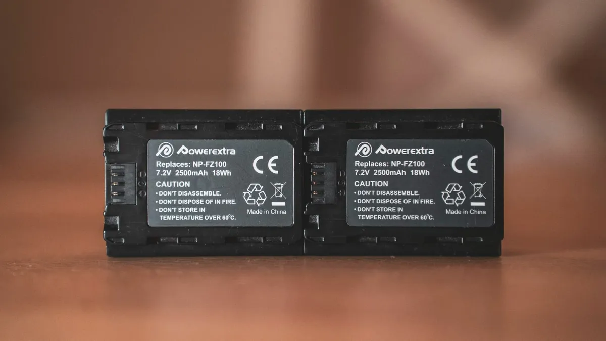 PowerExtra NP-FZ100 2500mAh Sony Batteries X2 - Image 1