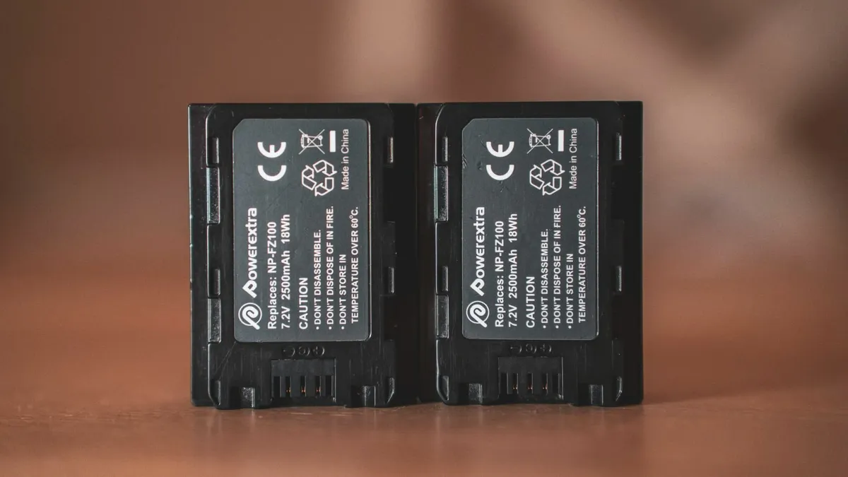 PowerExtra NP-FZ100 2500mAh Sony Batteries X2 - Image 2