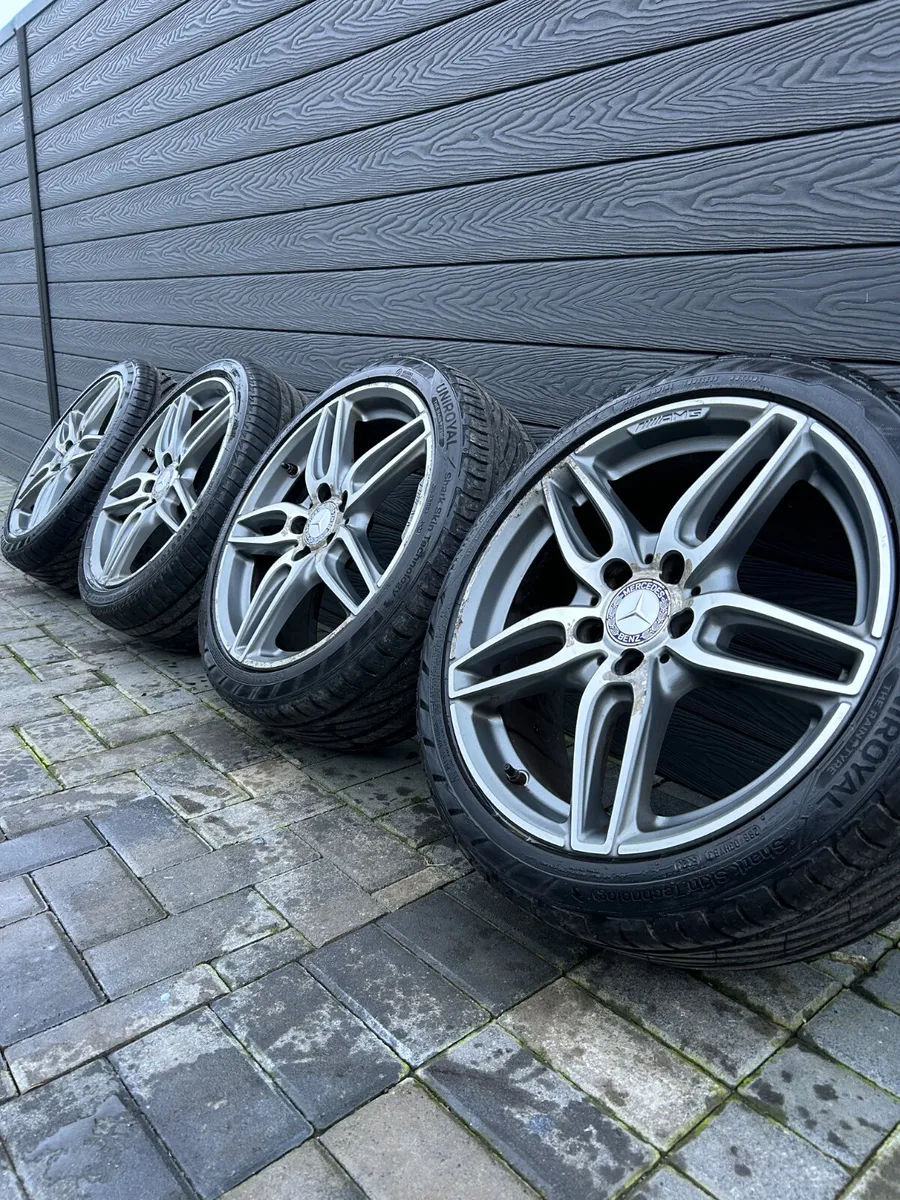 18” GENUINE MERCEDES A CLASS ALLOY WHEELS & TYRES - Image 1