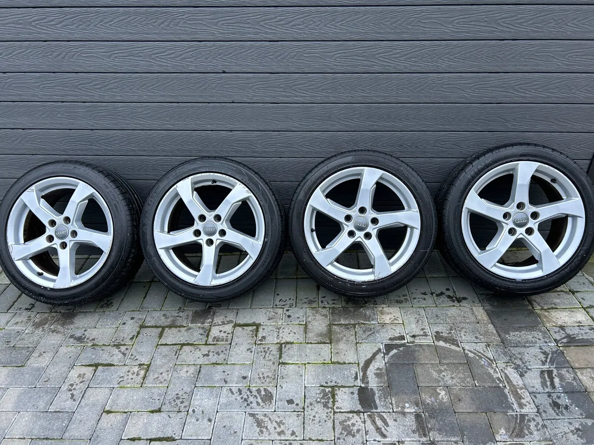 17” GENUINE AUDI ALLOY WHEELS & TYRES - Image 2