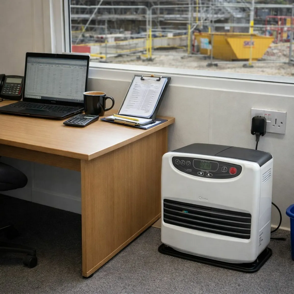 🔥 Qlima 4.6kW Fan-Assisted Paraffin Laser Heater - Image 1