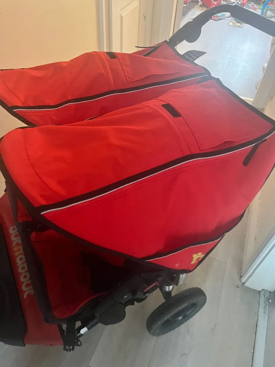 Out n About Double Buggy+ raincover - Image 2