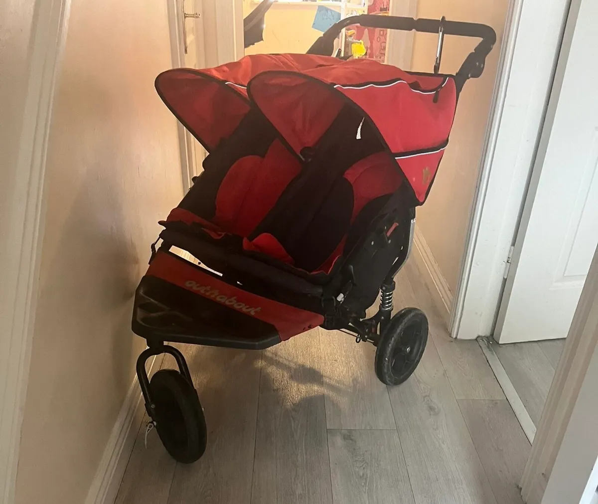 Out n About Double Buggy+ raincover - Image 1