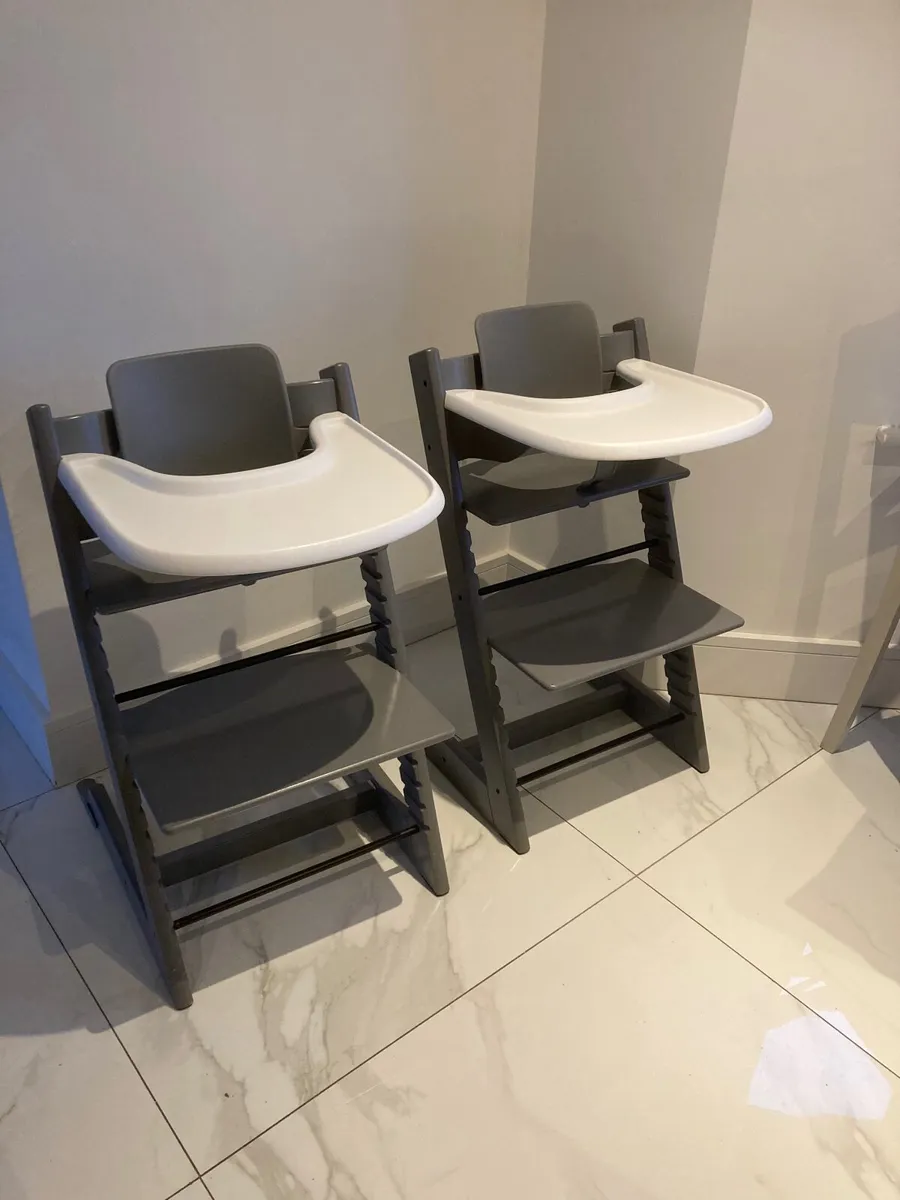 2 Stokke Tripp Trapp Baby High Chairs - Image 2