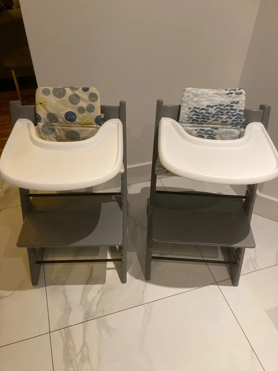 2 Stokke Tripp Trapp Baby High Chairs - Image 3