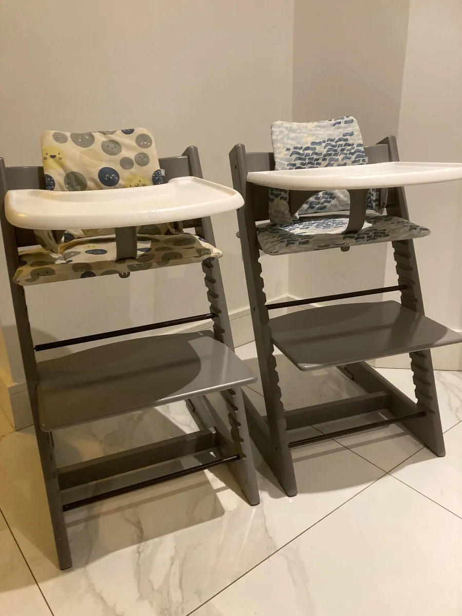 2 Stokke Tripp Trapp Baby High Chairs - Image 4