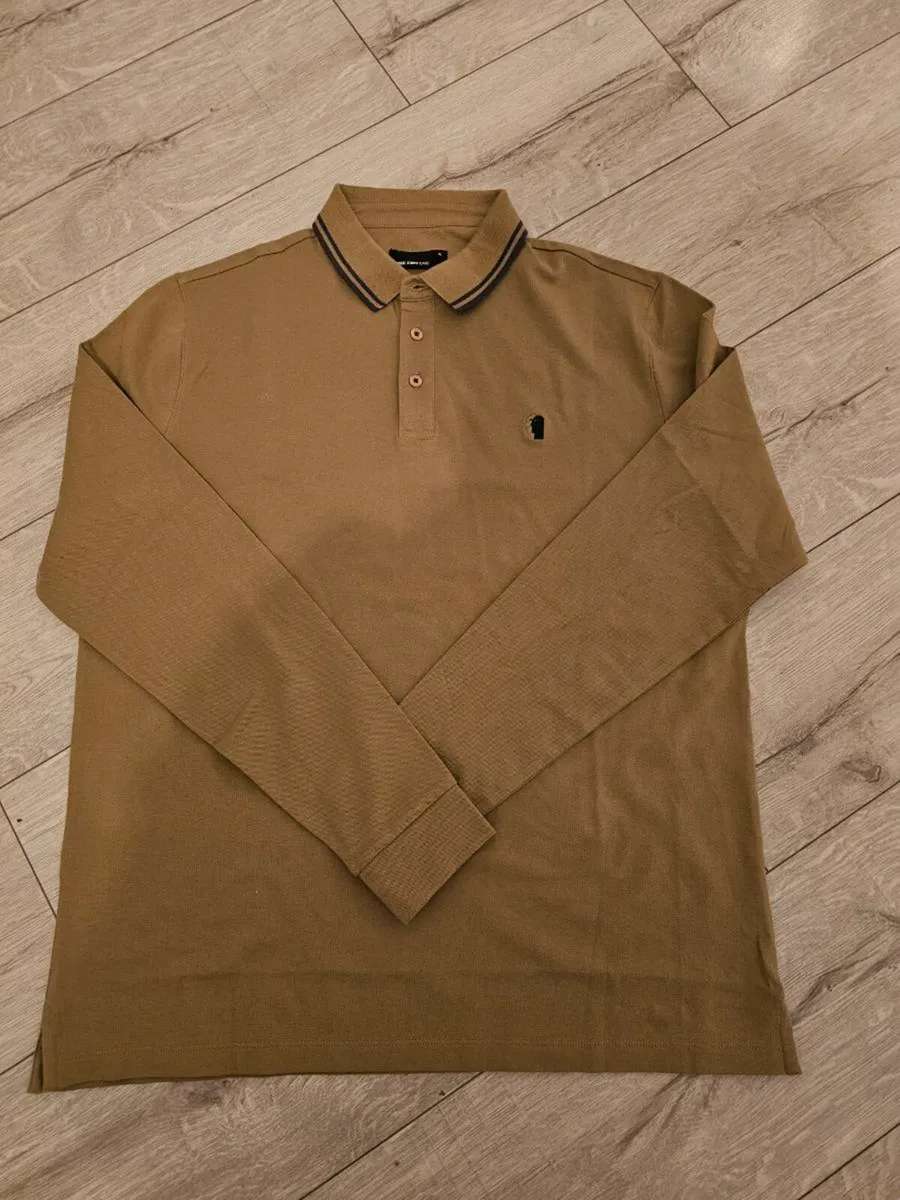 Mens long sleeve polo - Image 1
