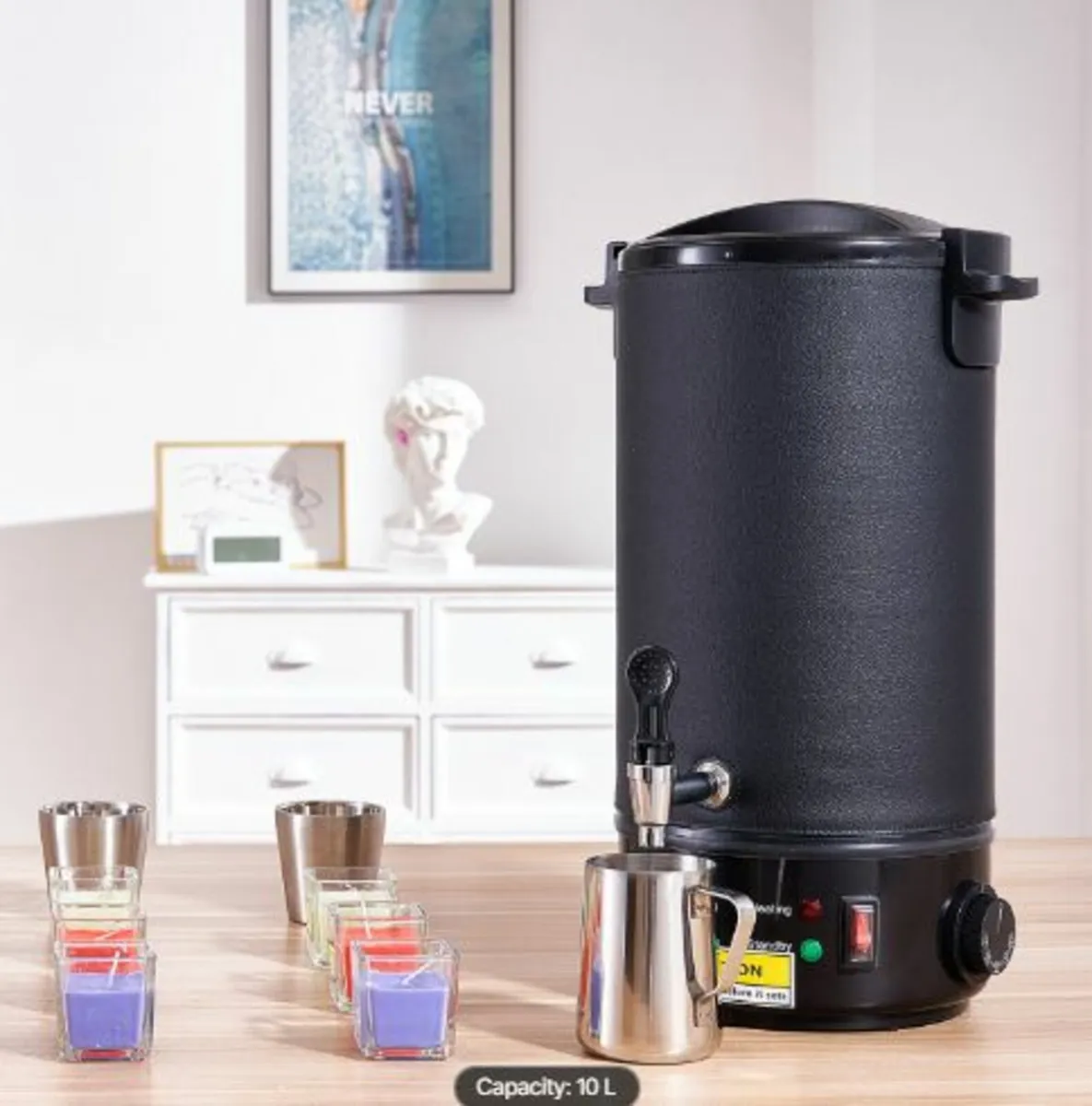 Wax Melter for Candle Making 10Liter Electric Pot - Image 4