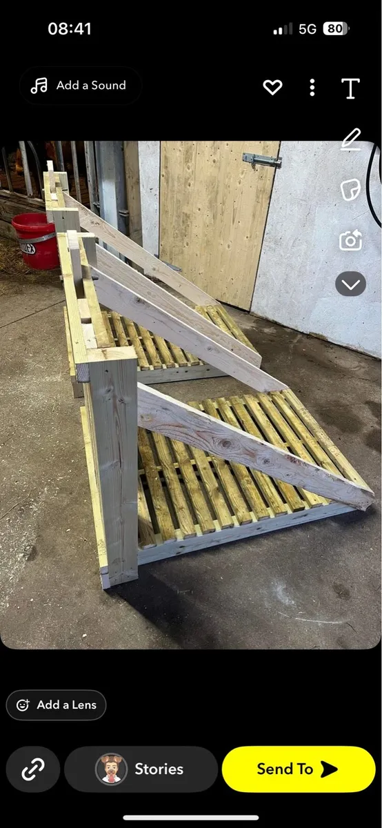 Lamb adopters / wooden hurdles - Image 2