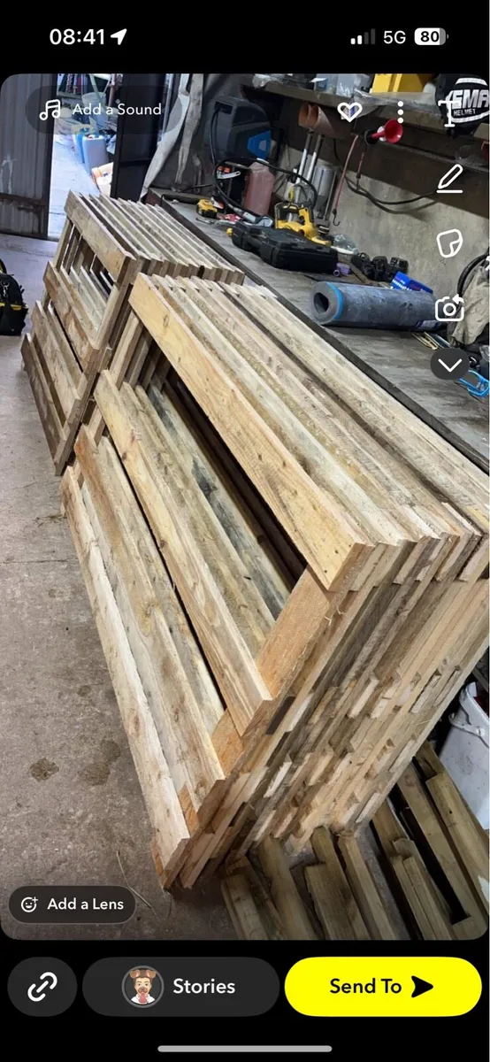 Lamb adopters / wooden hurdles - Image 3