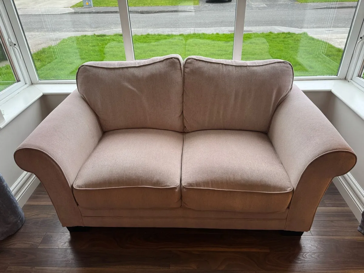 Fabric 3 & 2 Seater Couch / Sofa - Image 4