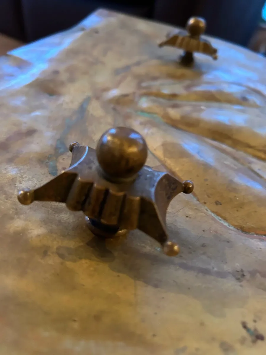 Vintage Copper Fire Log Box - Image 2