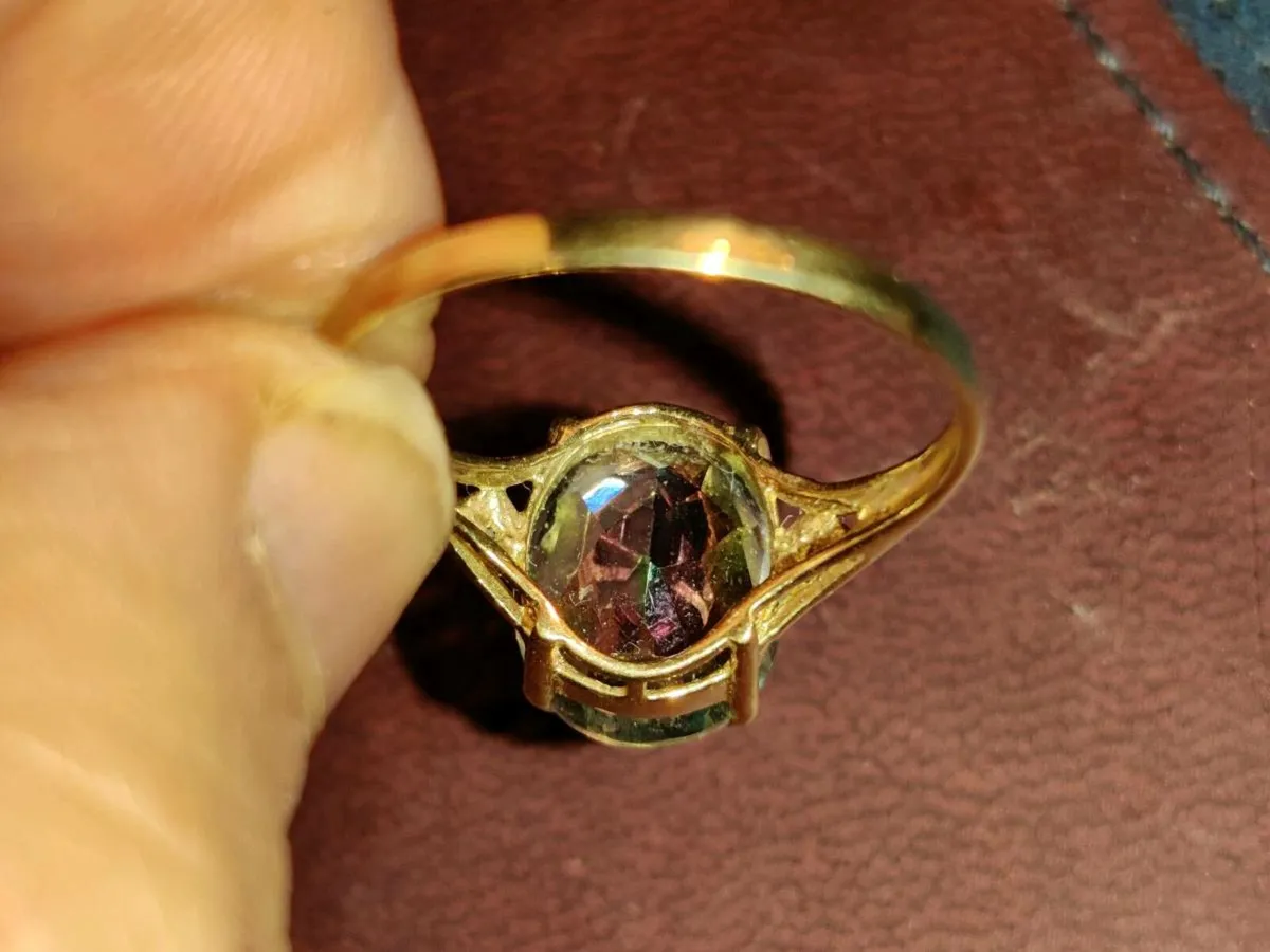 RARE, MYSTIC & DIAMOND, 9CT Gold New Dress Ring ! - Image 3