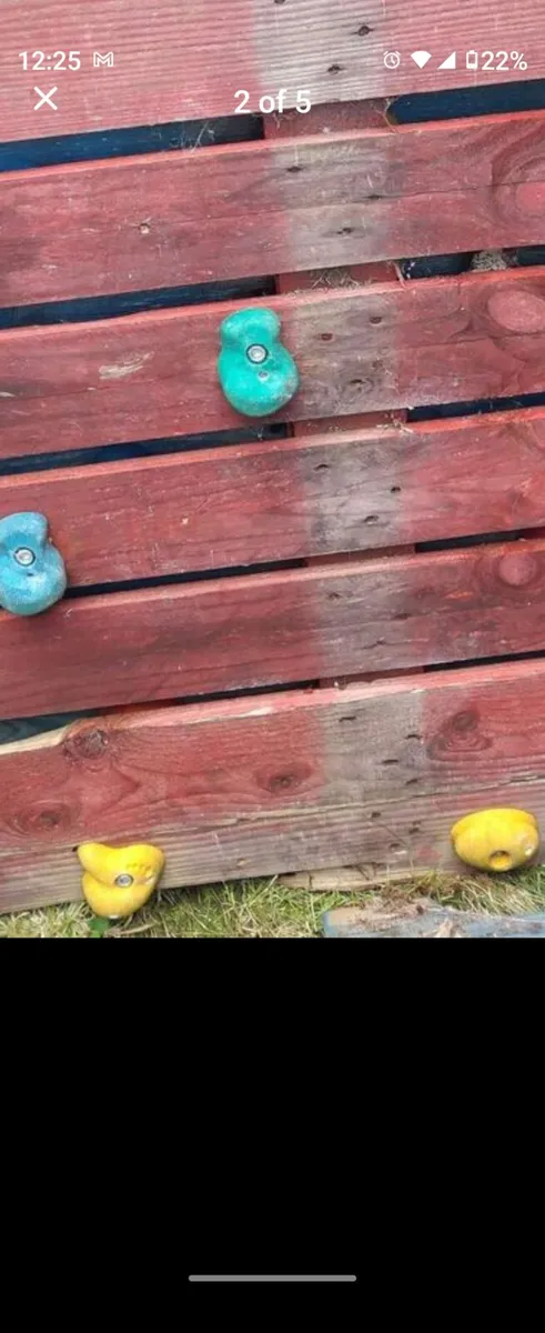 Homemade climbing wall - Image 1