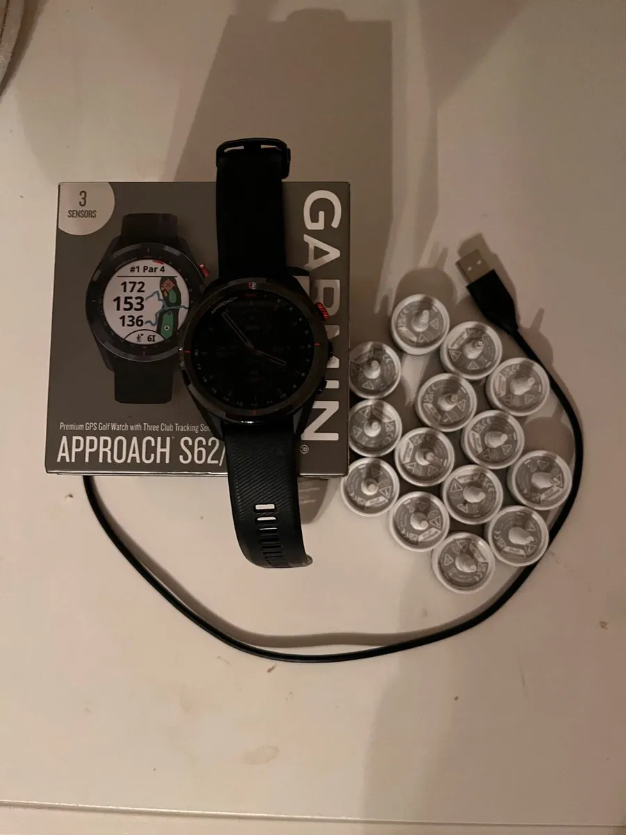 Garmin Approach S62 Golf Watch - Image 1