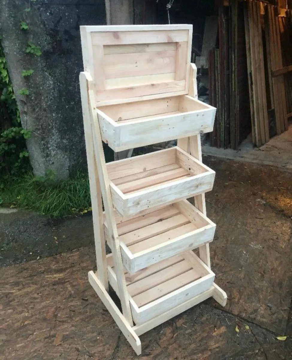 Handmade rustic display stands - Image 2