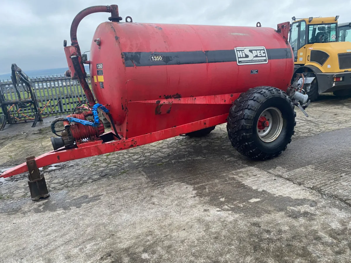 Hi spec 1350 gallon slurry tank - Image 1
