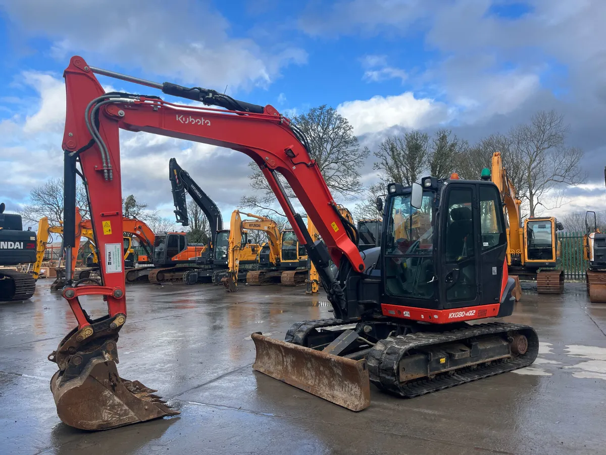 2023 Kubota KX080-4 Excavator - Image 2