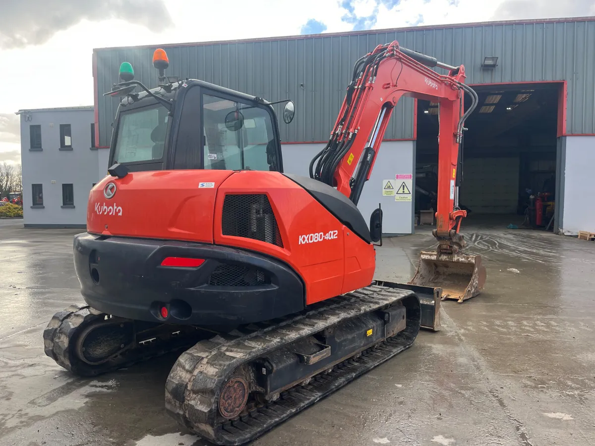 2023 Kubota KX080-4 Excavator - Image 4