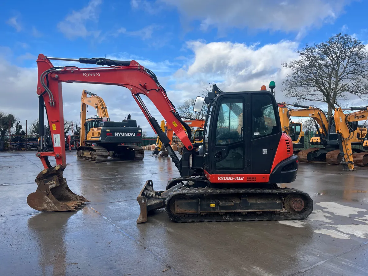 2023 Kubota KX080-4 Excavator - Image 1