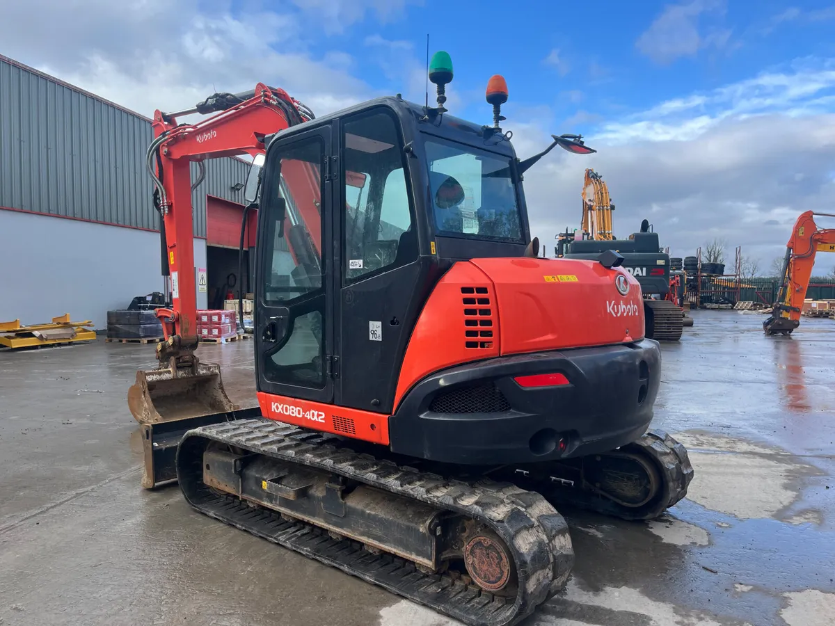 2023 Kubota KX080-4 Excavator - Image 3