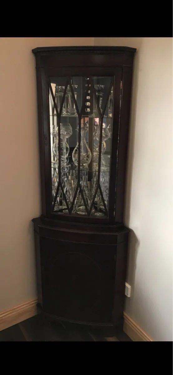 Mahogany corner unit - Image 3