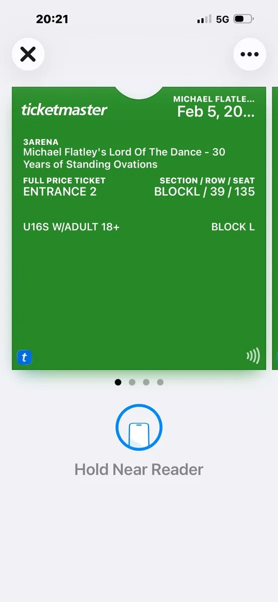 4 Tickets for Lord of The Dance on Thursday 5th Fe - Image 4