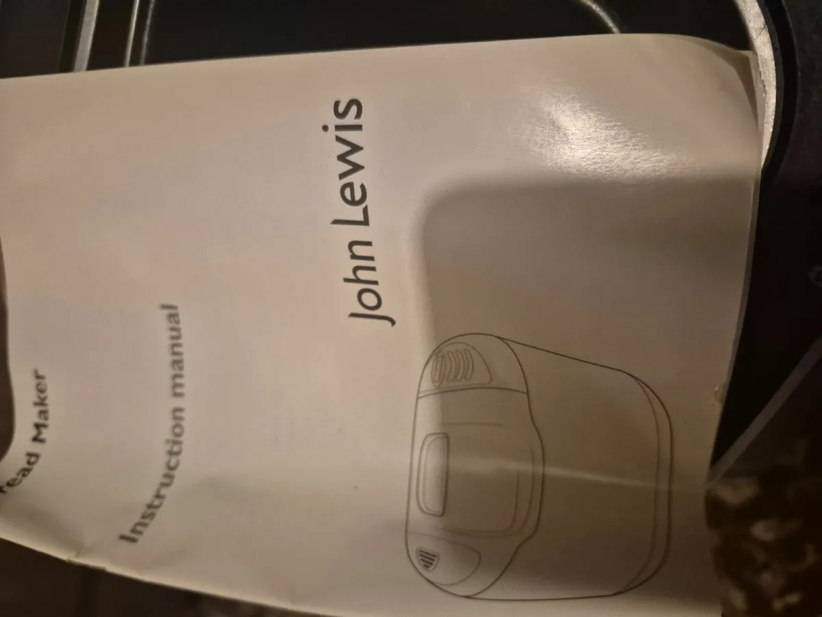 John Lewis Bread Maker - Image 1