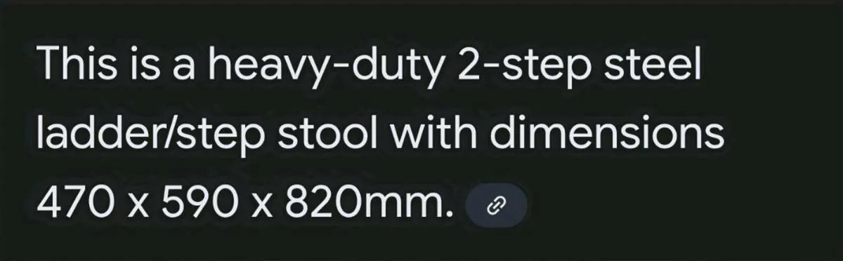 2 Step Ladder  brand new  top Quality - Image 2