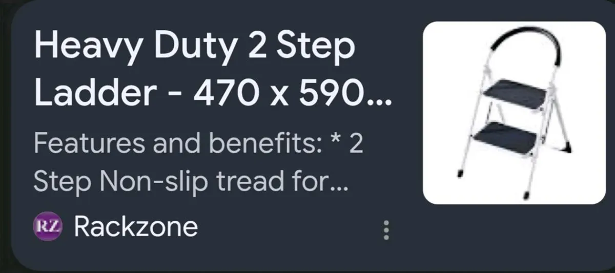 2 Step Ladder  brand new  top Quality - Image 4