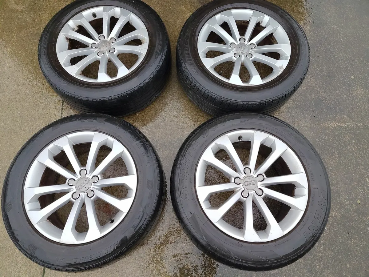 4 original  Audi 18 " alloys