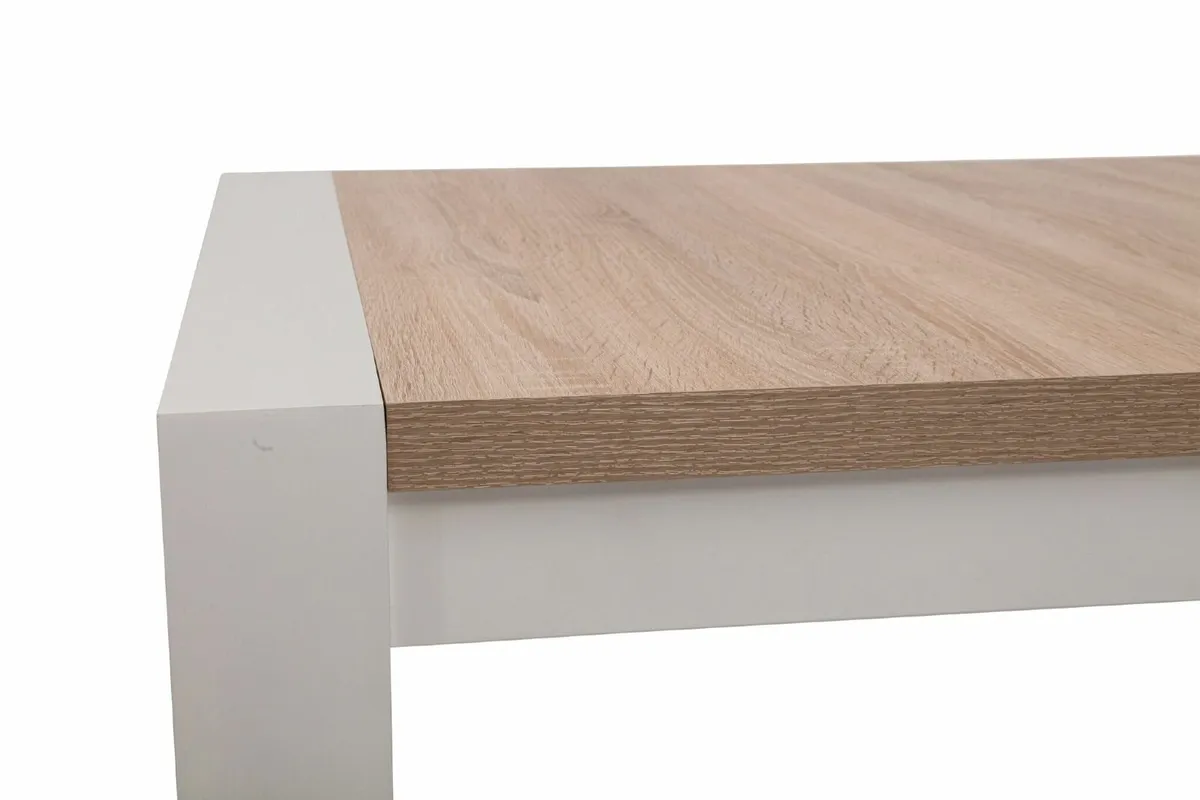 The Rowan Two-Tone Modern Extendable Dining Table - Image 4