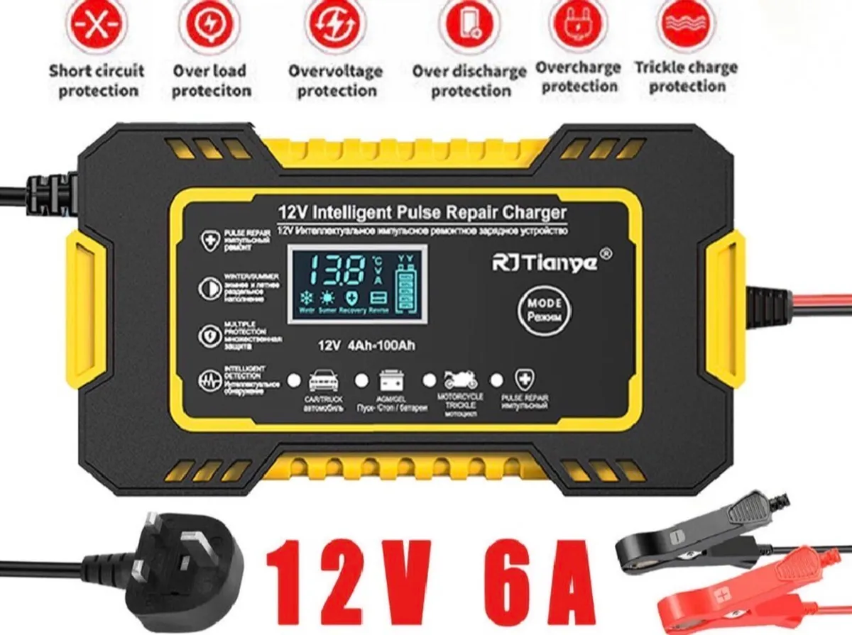 12v Battery Charger NEW - Image 2