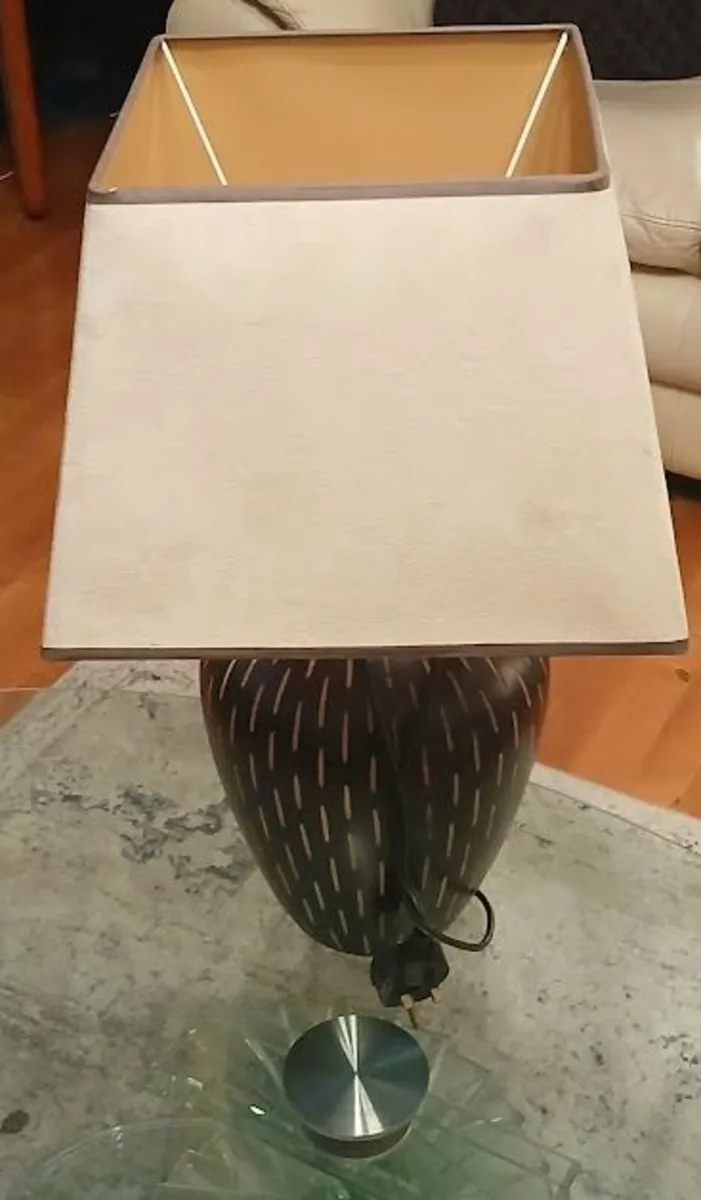 Glass Coffee table , Laura Ashley Lamp, Mirror - Image 4