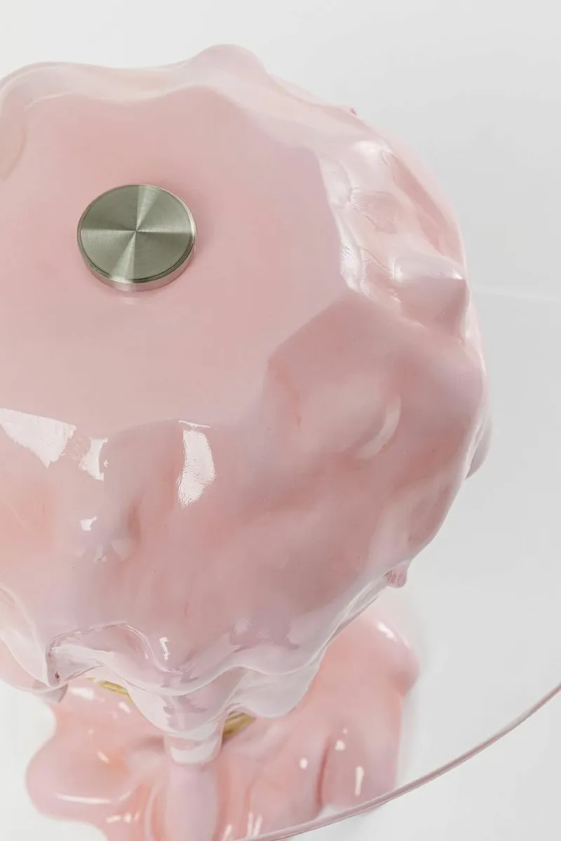 Bistro Ice Cream Pink Pub Dining Table 48cm - Image 4