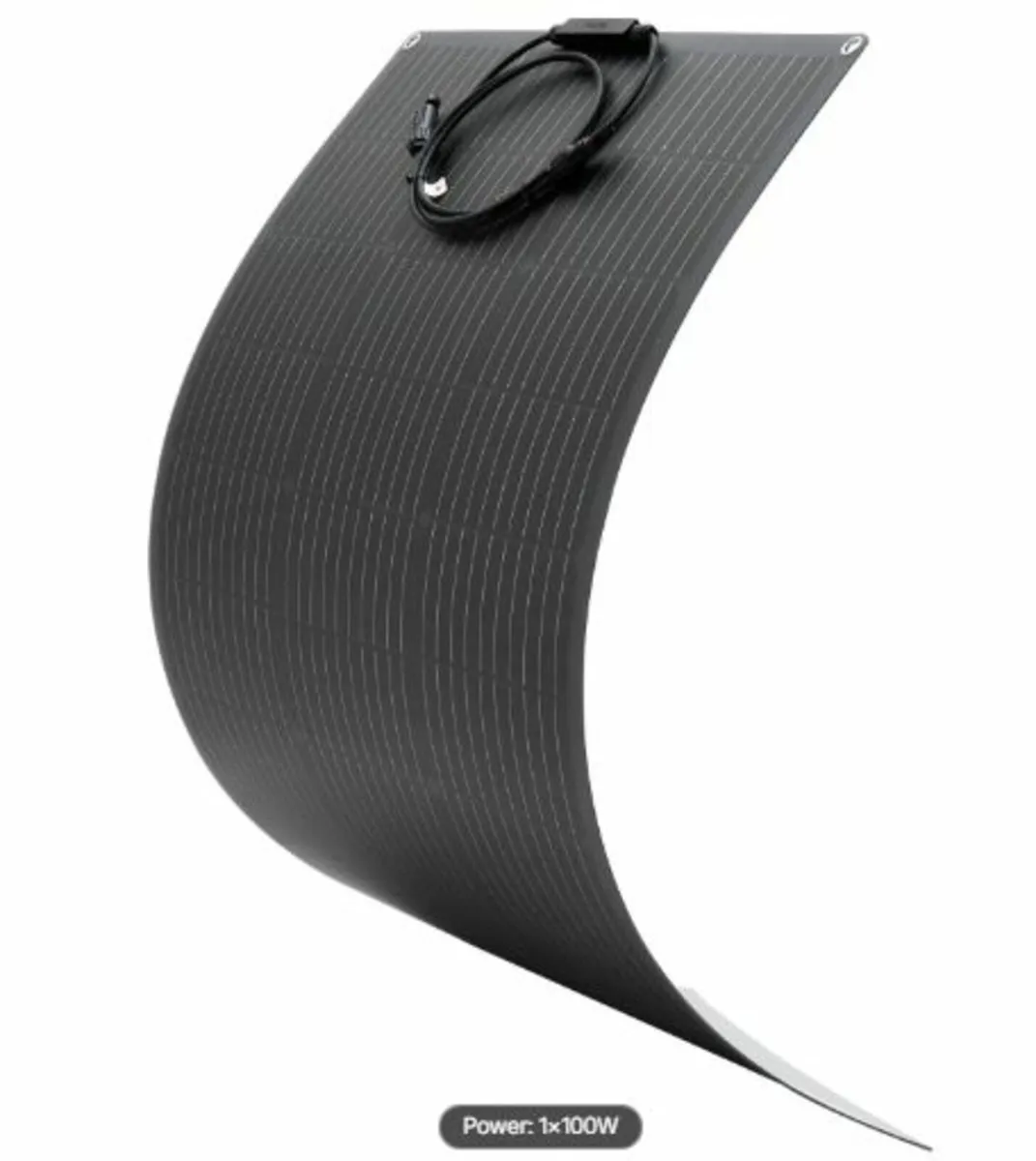 Flexible Solar Panel, 100W Semi-Flexible Bendable - Image 1