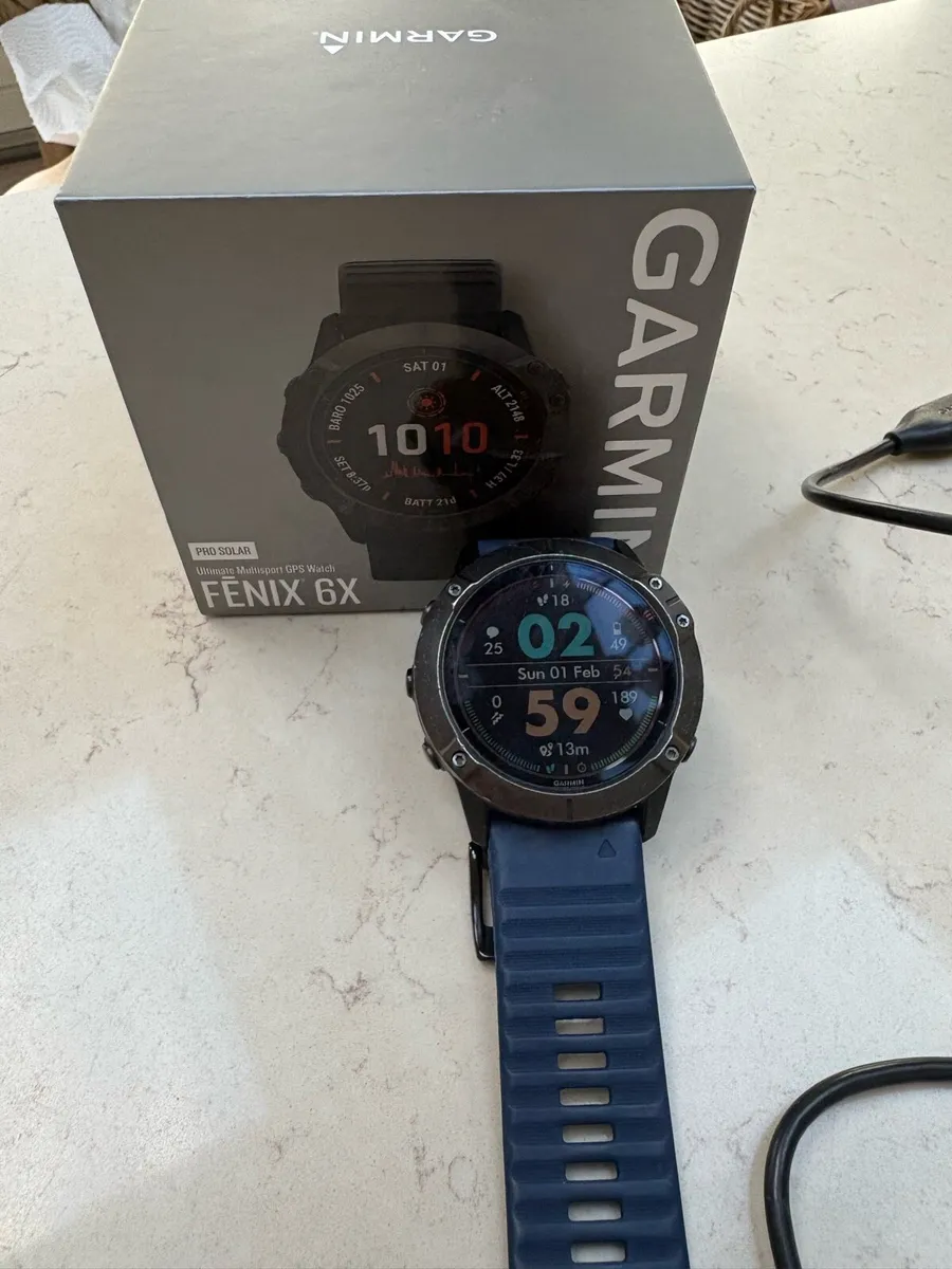 Garmin fenix 6x pro solar - Image 1
