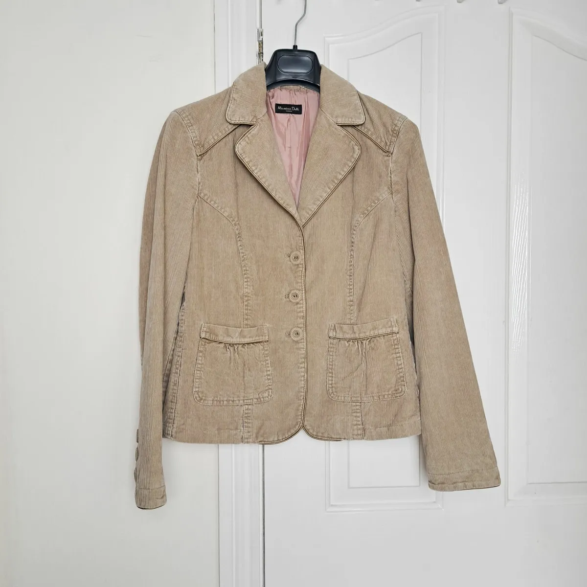 Massimo Dutti Beige Neutral Blazer Jacket 6UK/34EU - Image 1