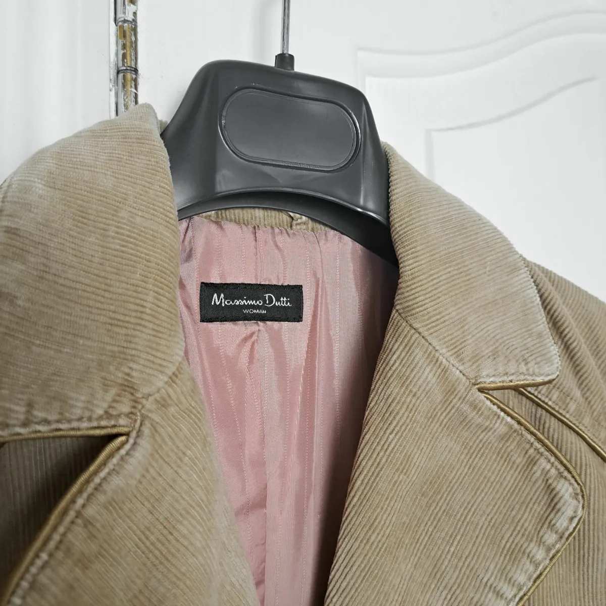 Massimo Dutti Beige Neutral Blazer Jacket 6UK/34EU - Image 4