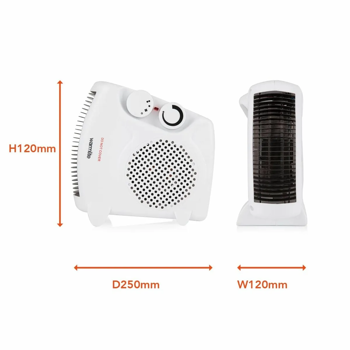 Thermo Fan Heater with 2 Heat Settings - Image 2