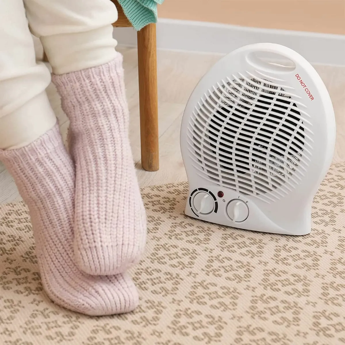 Electric Heater 2KW 2 Heat Settings Cooling - Image 2