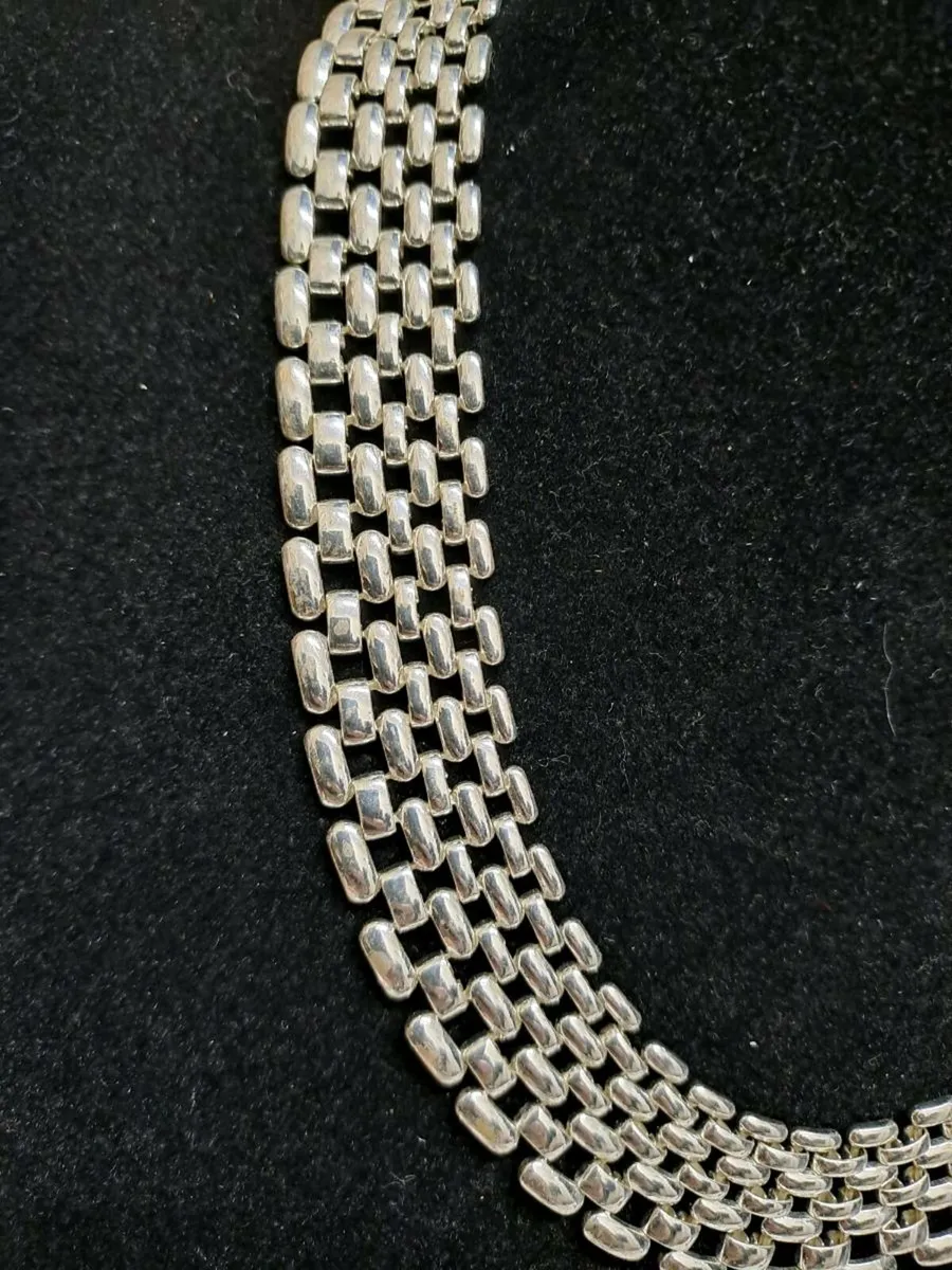 Vintage Avon Silver Tone Multi-Strand Necklace - Image 2