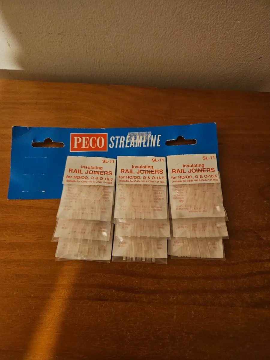 Hornby Peco OO Gauge Rail Joiners - Image 1