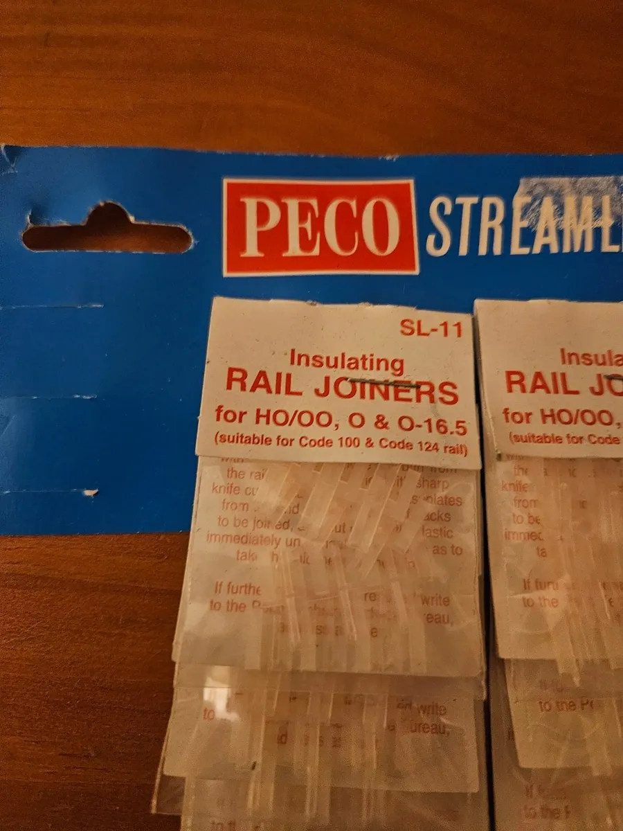 Hornby Peco OO Gauge Rail Joiners - Image 2