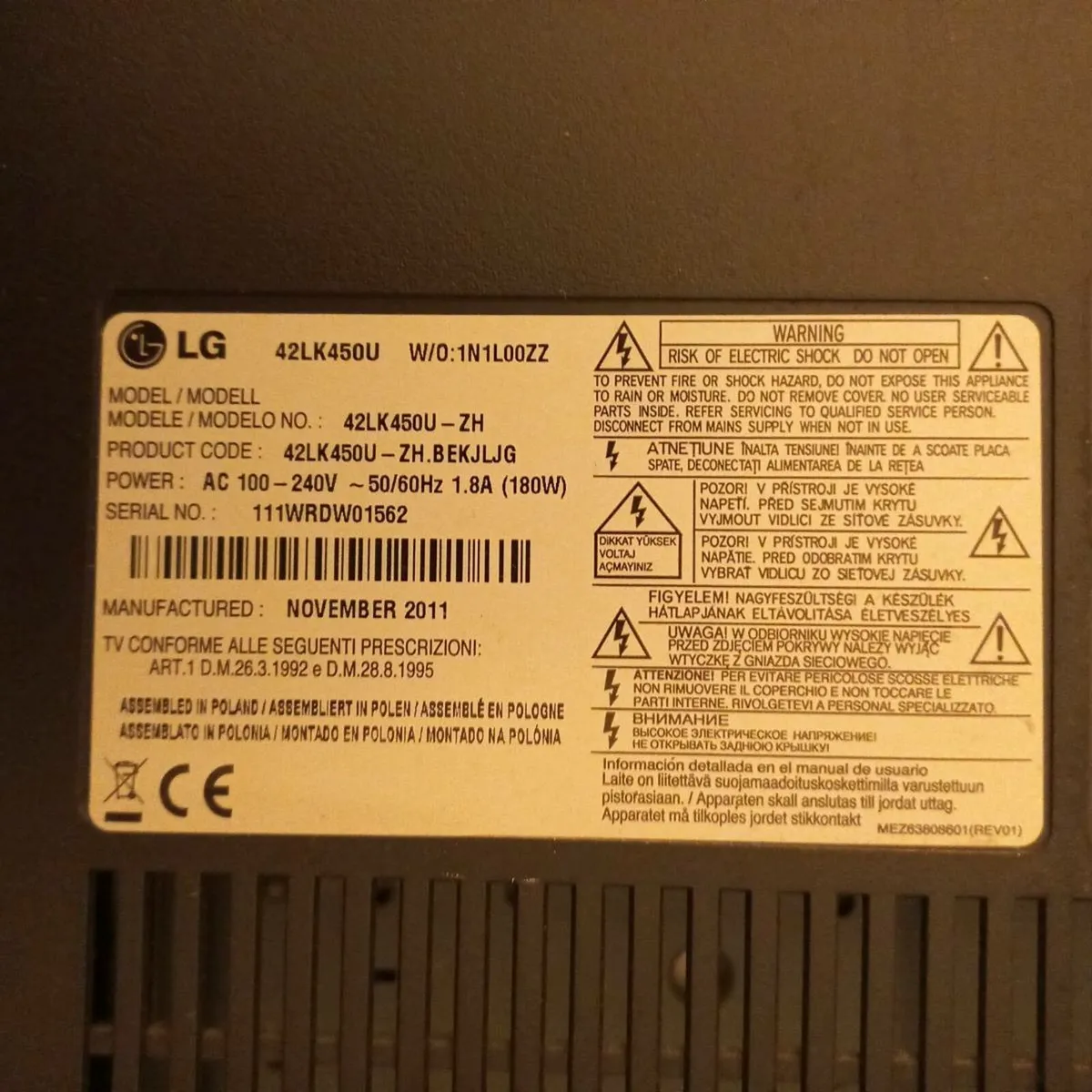 LG flatscreen TV - Image 4