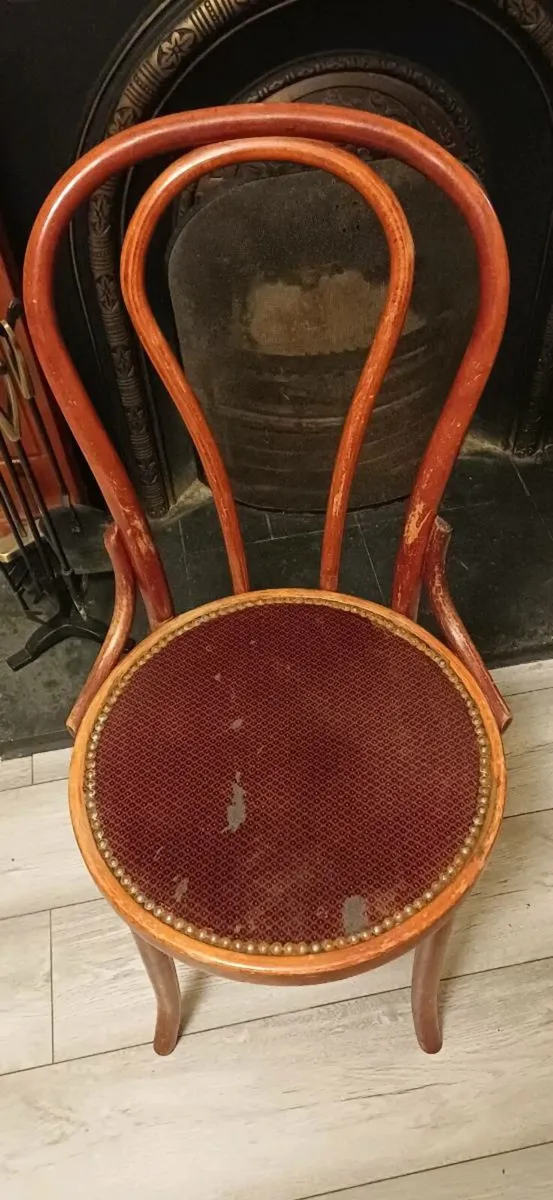 Antique Bentwood Cafe Chairs - Image 3