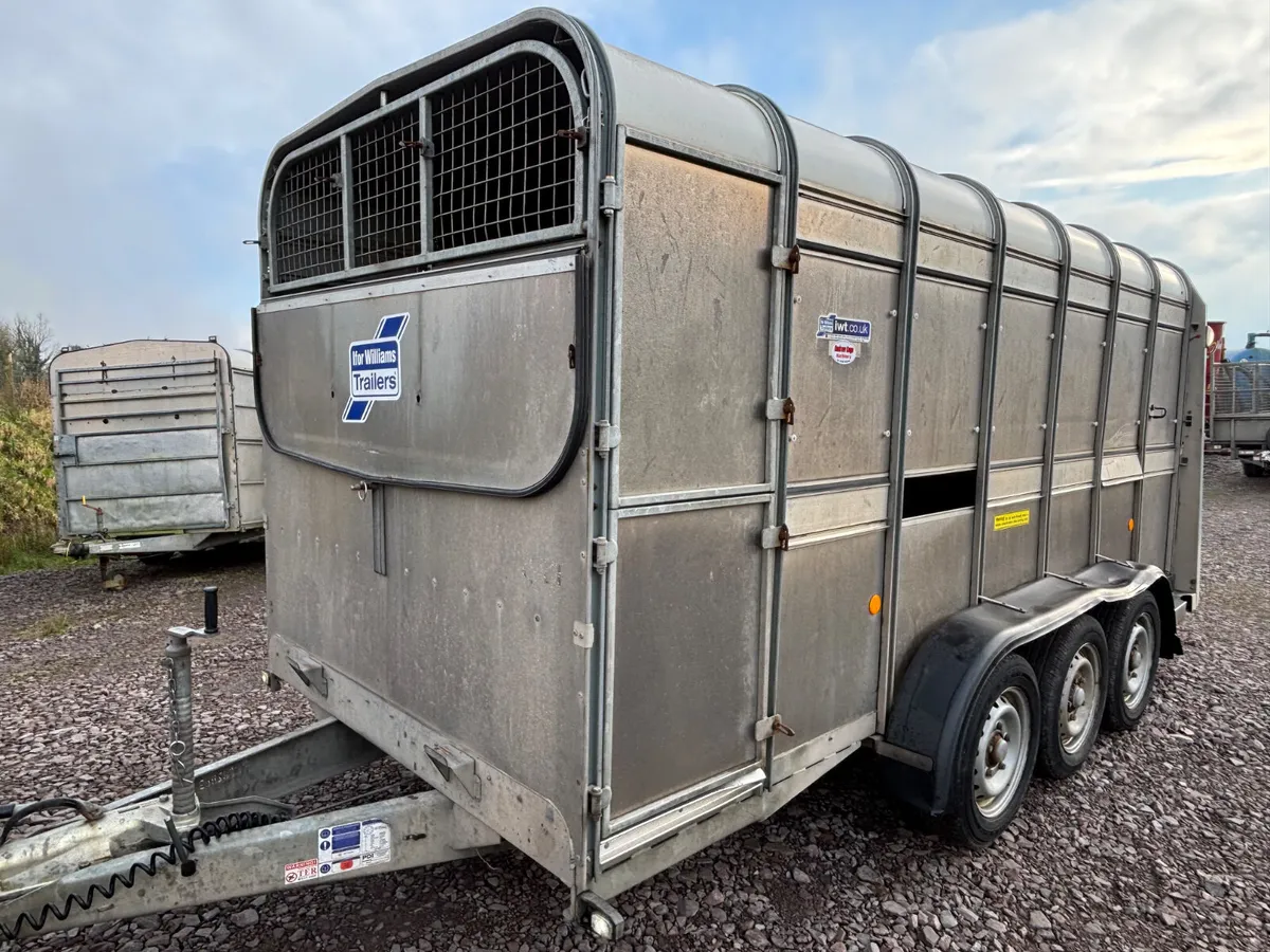 Ifor williams 14ft x 5ft10” Tri axle  trailer - Image 1