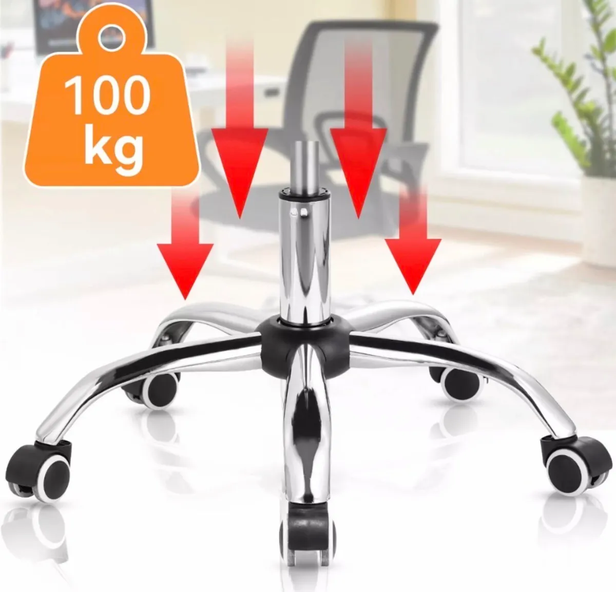 NEW Swivel Adjustable Mesh Office Chair - Image 3