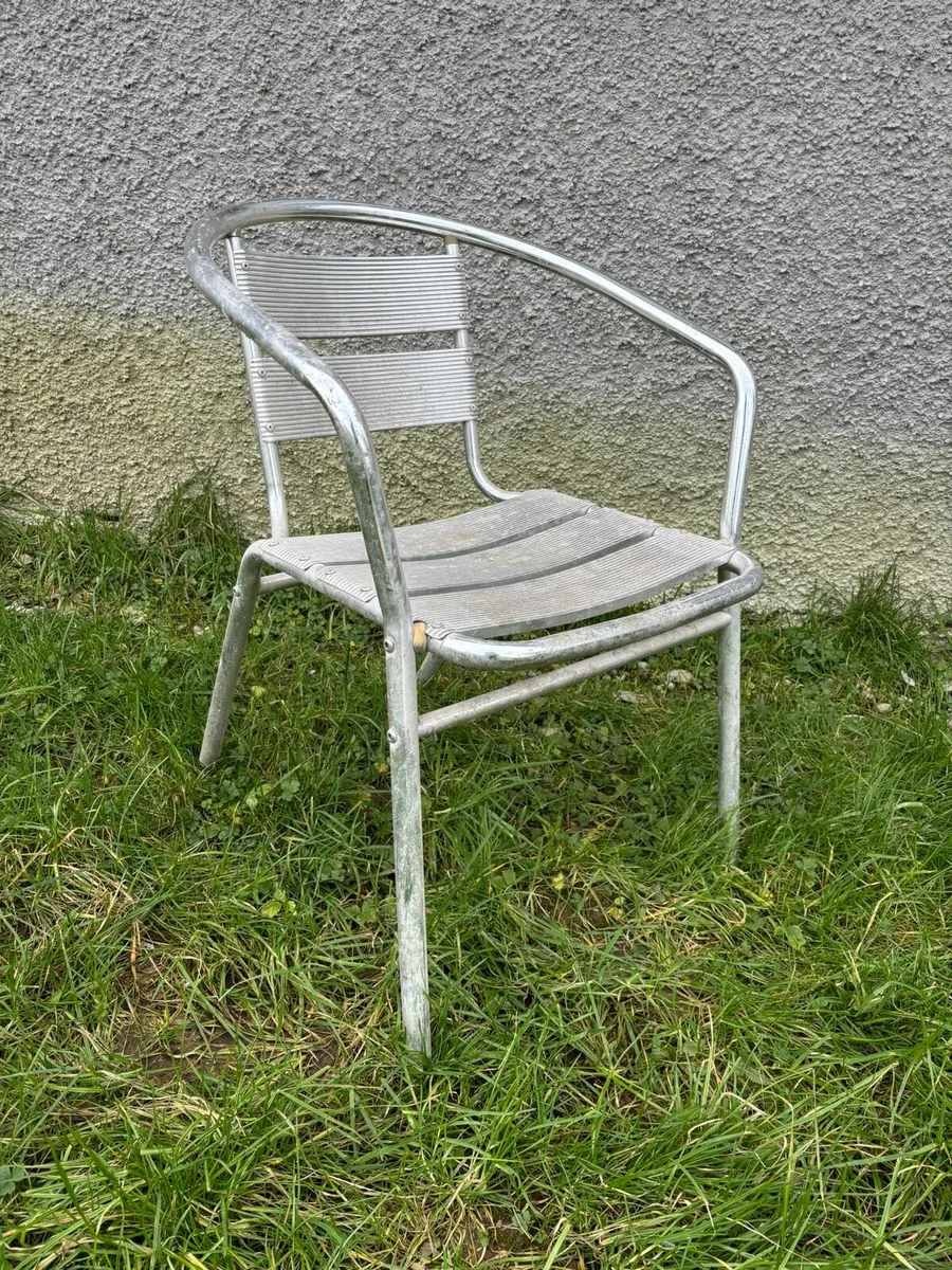 Steel outdoor chairs - Image 4