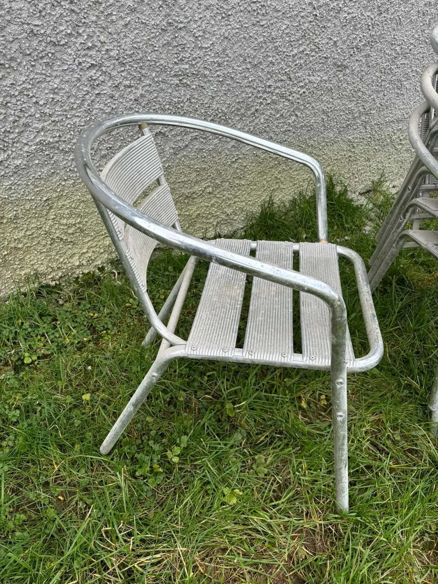 Steel outdoor chairs - Image 2